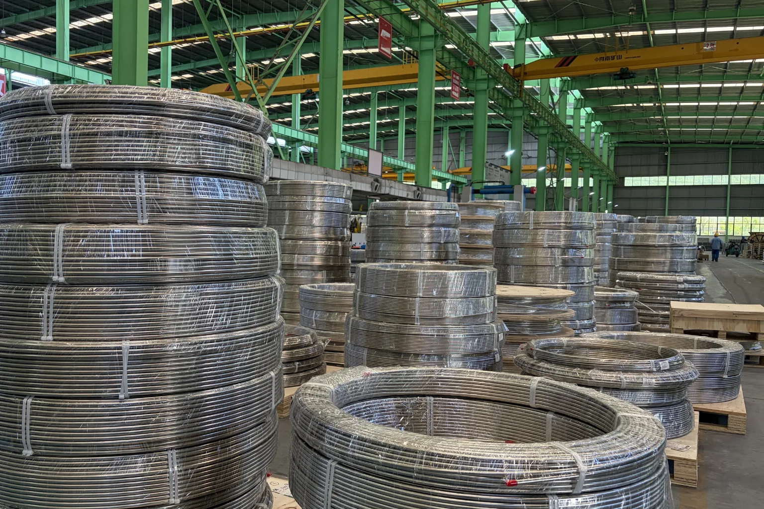 Global export of ASTM A269 stainless steel coiled tubing from YES Stainless International
